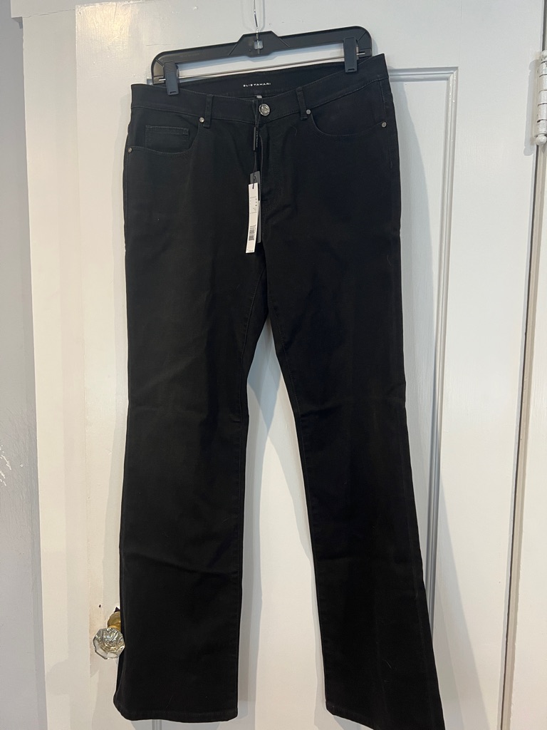 Elie Tahari Nicola Black Jeans